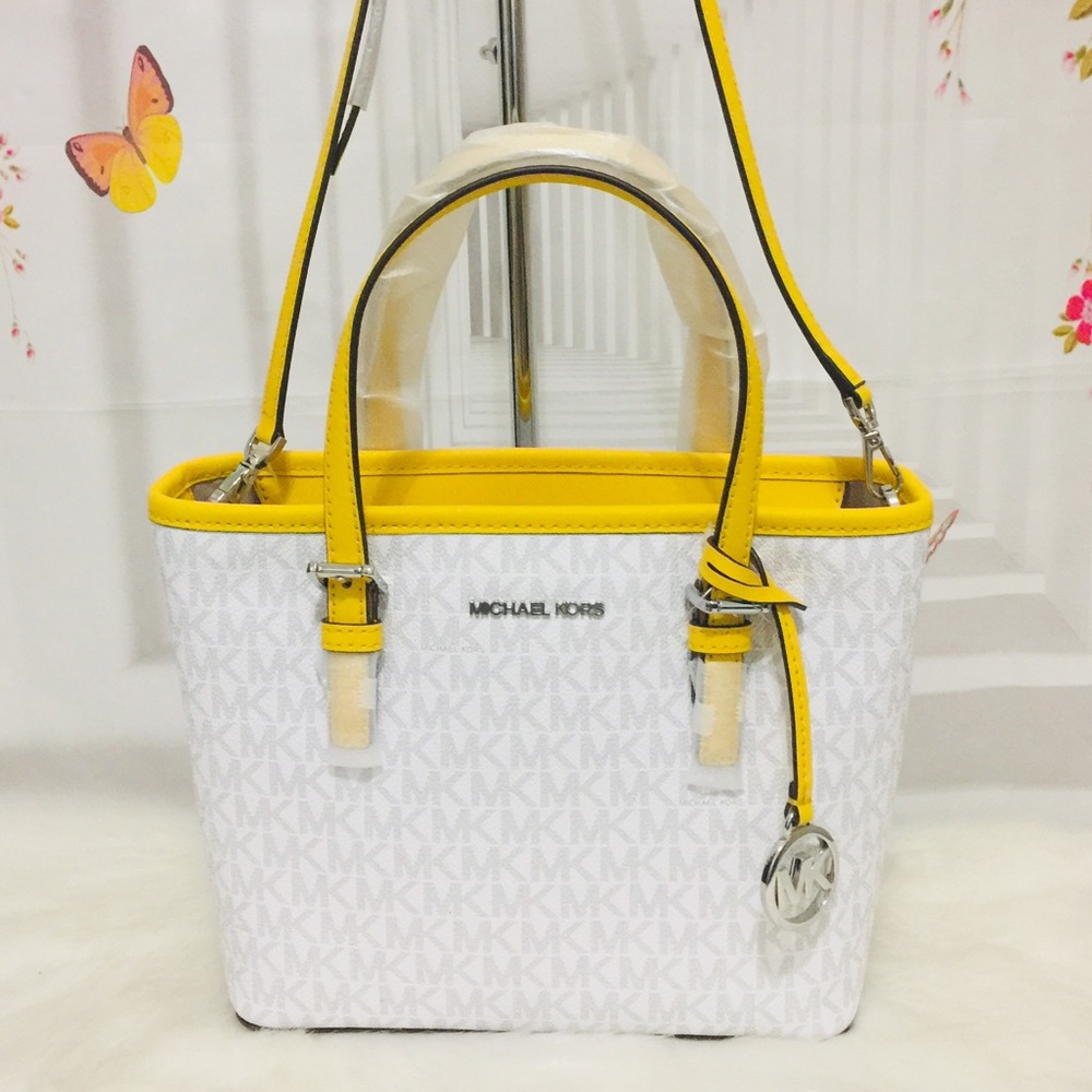 Michael Kors Jet set Small top zip Satchel - Picture 3 of 11